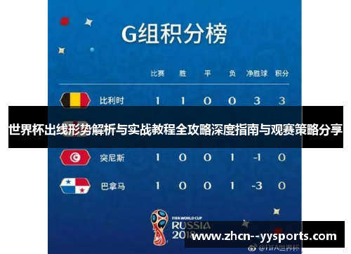 世界杯出线形势解析与实战教程全攻略深度指南与观赛策略分享